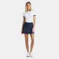 CONTRAST SILKY TECH NYLON POLO image number 3
