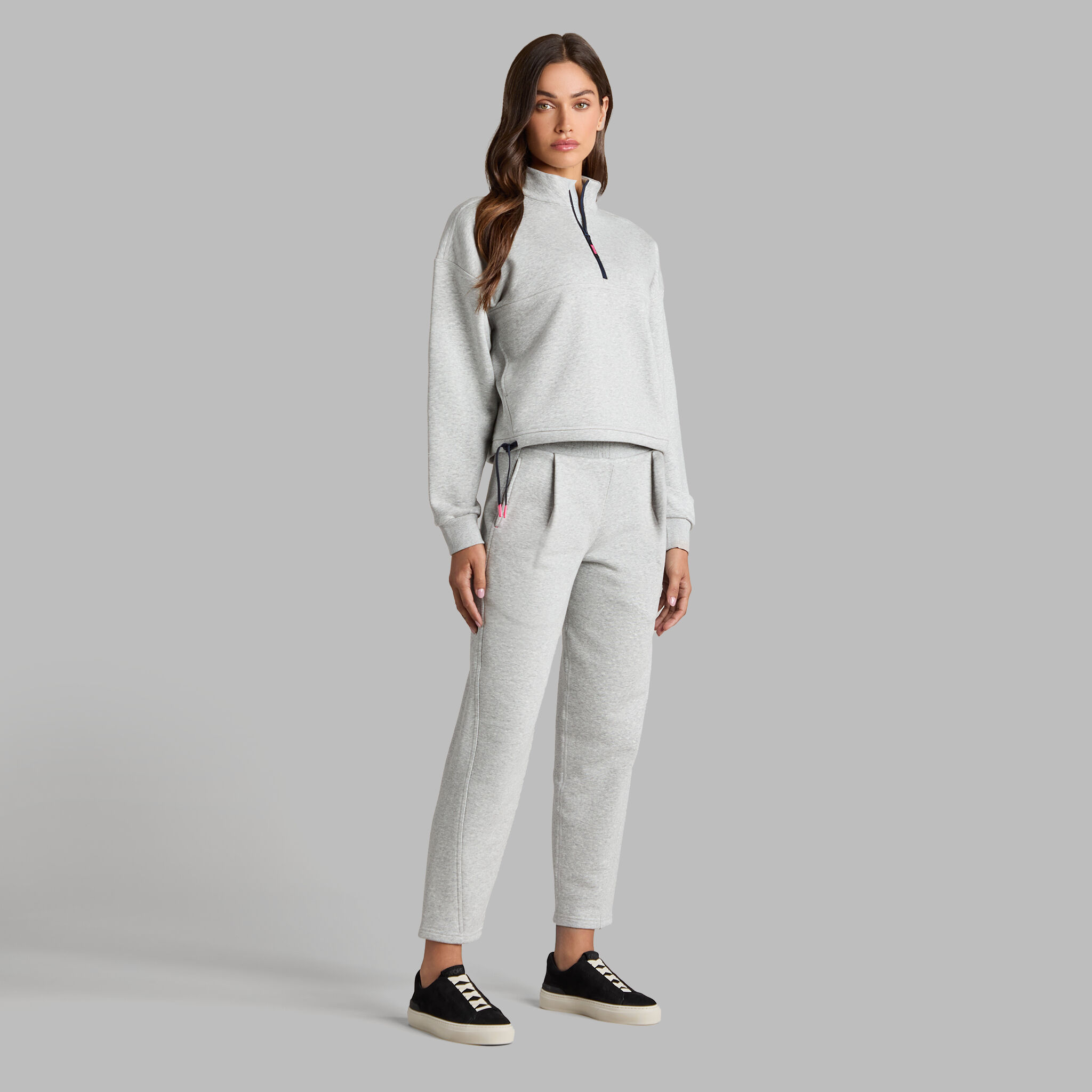 FRENCH TERRY 1/4 ZIP PULLOVER | WOMEN'S PULLOVERS & QUARTER-ZIPS