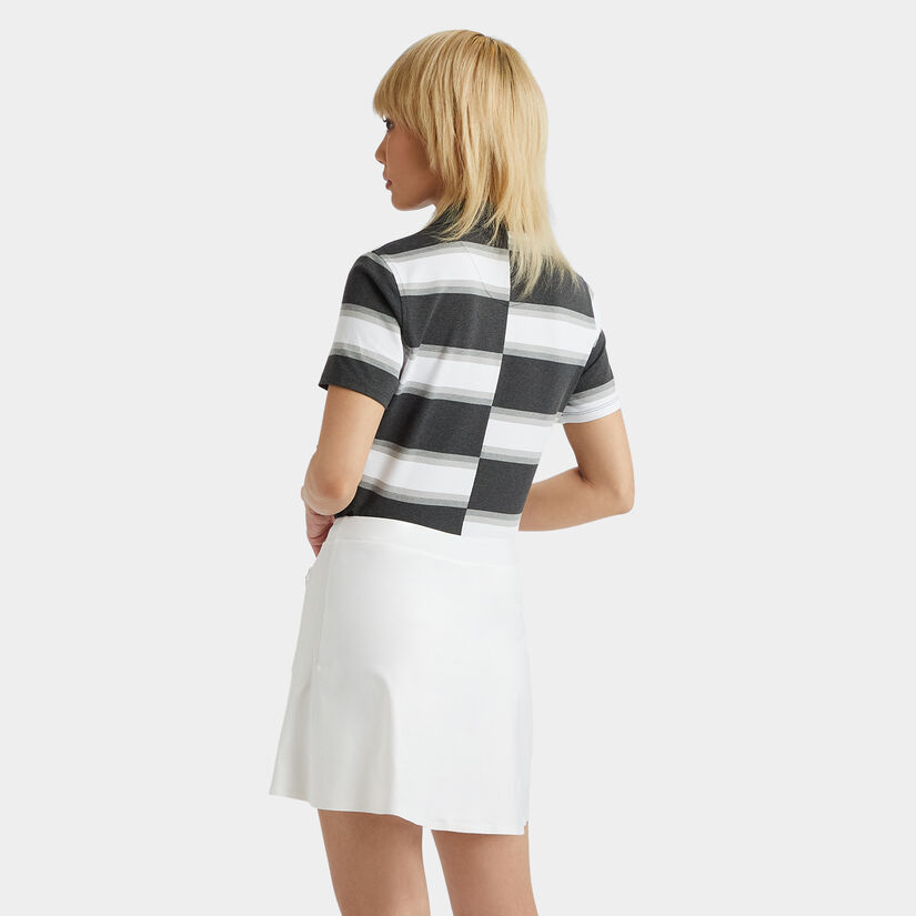 OFFSET GRADIENT STRIPE TECH POLO image number 5