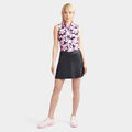 PHOTO FLORAL SILKY TECH NYLON SLEEVELESS POLO image number 4
