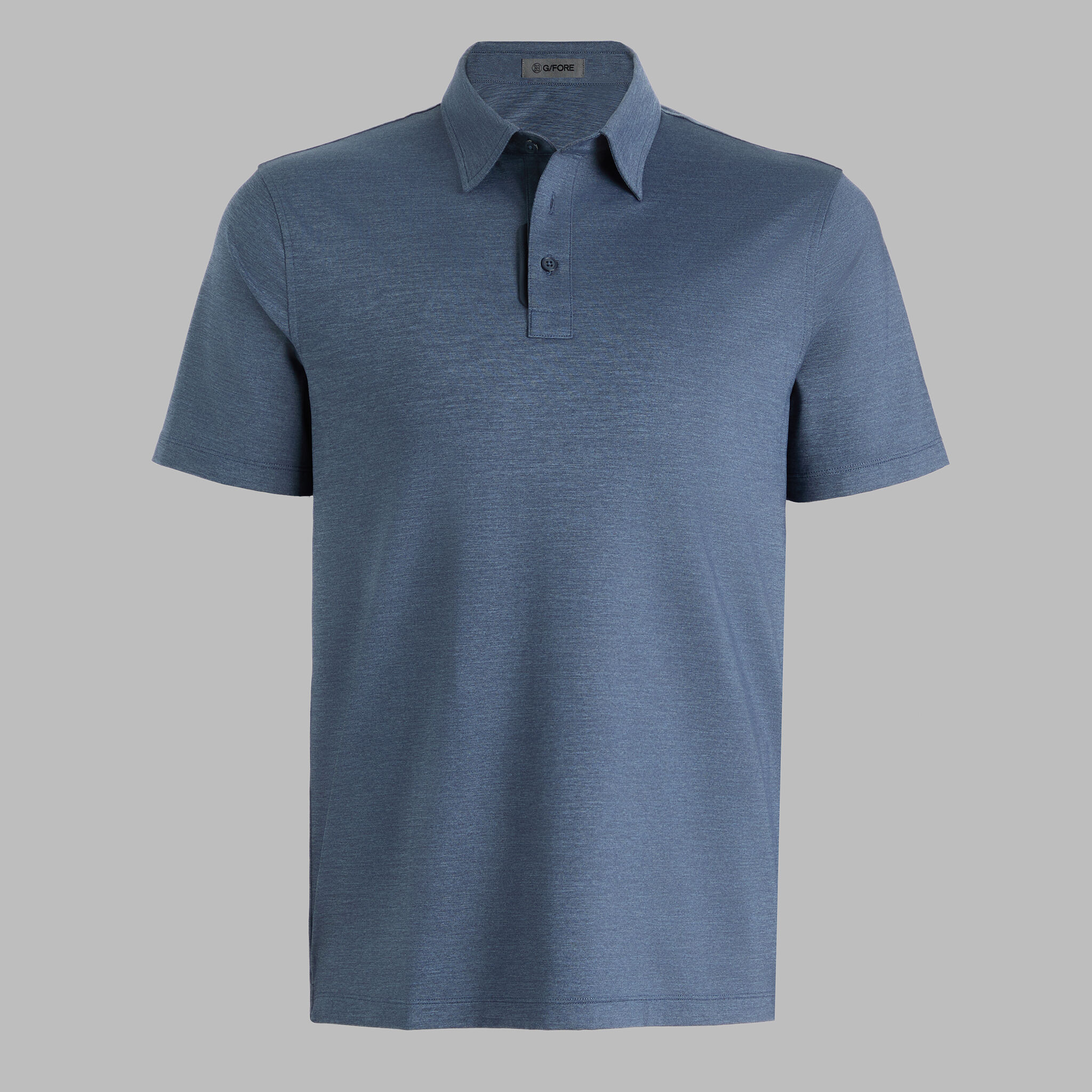 ◆GLOWNY◆ HERITAGE POLO DRESS MELANGE GRAY GY24BOP004MG HERITAGE POLO DRESS (MELANGE GRAY) - GLOWNY