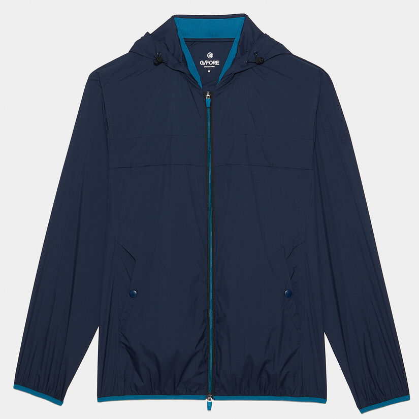 EVERYDAY RIPSTOP SLIM FIT HOODED WINDBREAKER image number 1