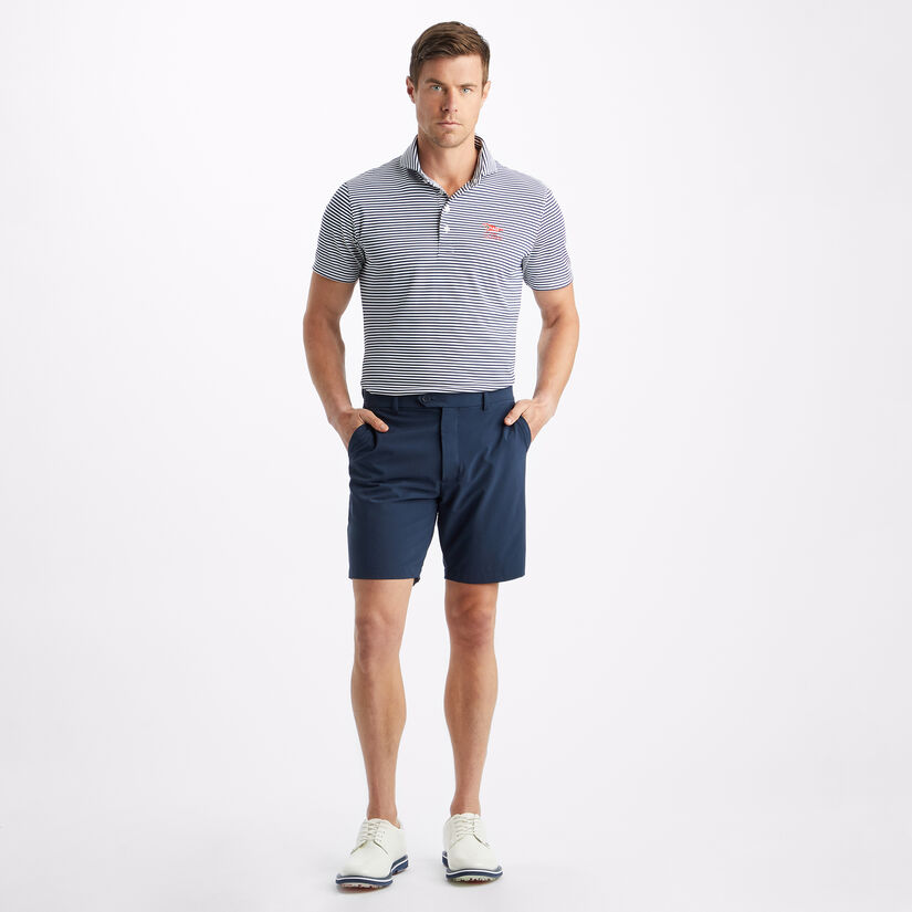 LIMITED EDITION U.S. OPEN FEEDER STRIPE MODERN SPREAD COLLAR TECH PIQUÉ POLO image number 4