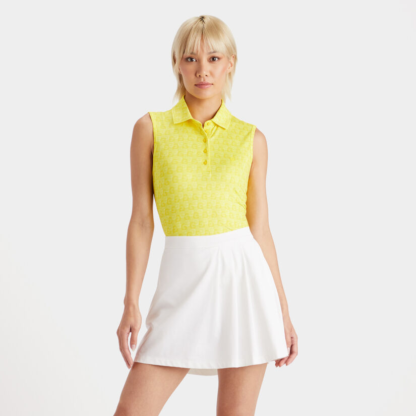 MINI G'S TECH JERSEY SLEEVELESS POLO image number 4