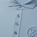 EMBOSSED CIRCLE G'S TECH JERSEY MODERN SPREAD COLLAR POLO image number 7