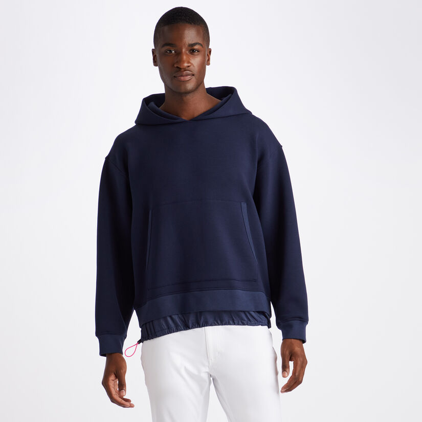 DOUBLE KNIT SPACER JERSEY HOODIE image number 3