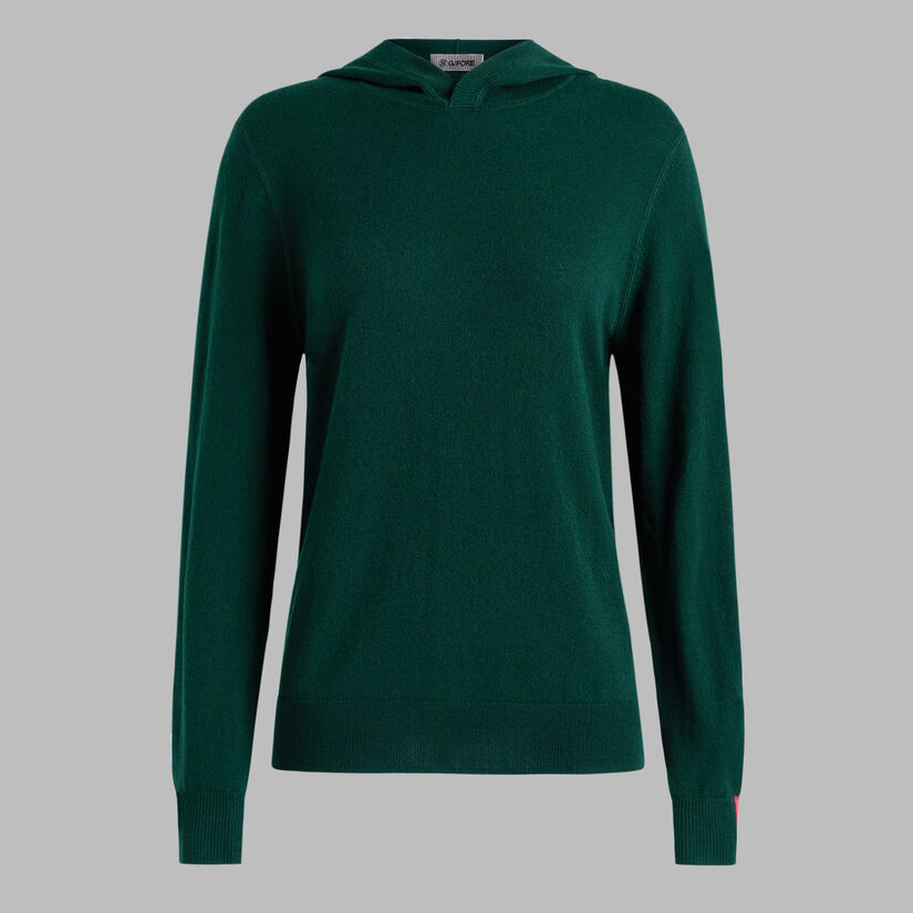 CASHMERE HOODED SWEATER image number 4