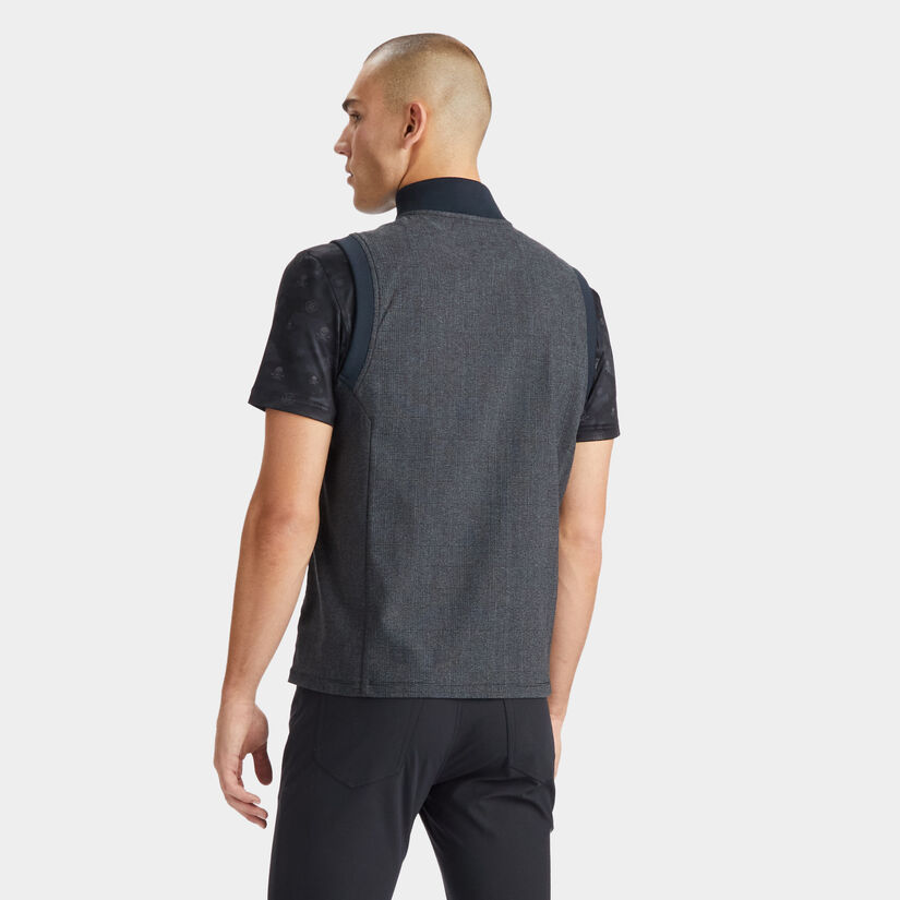 GLEN PLAID TRACK VEST image number 5