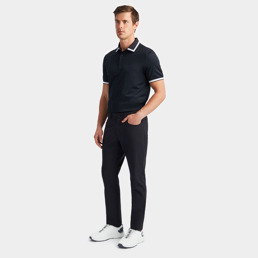 TUX TECH JERSEY BANDED SLEEVE POLO image number 3