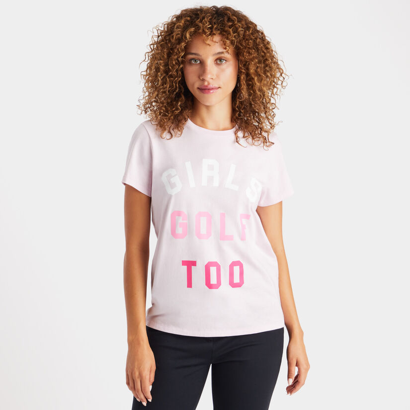 GIRLS GOLF TOO COTTON SLIM FIT TEE image number 4