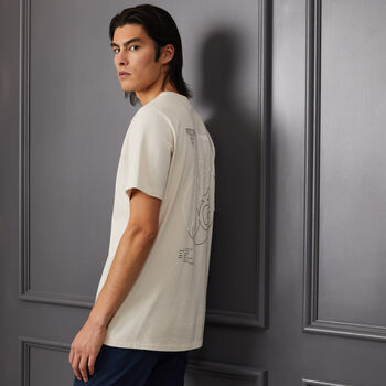 G/FORE WORLDWIDE COTTON SLIM FIT TEE
