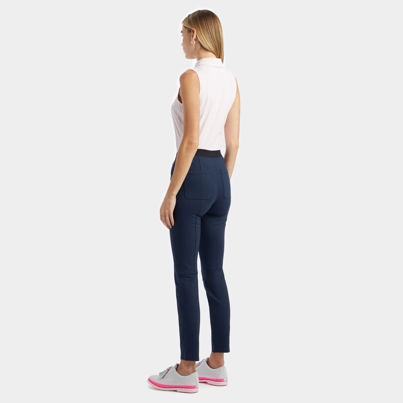 FEATHERWEIGHT SILKY TECH NYLON SLEEVELESS POLO image number 5