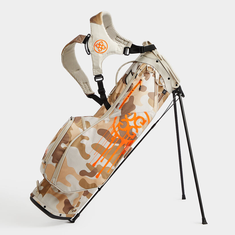 EXPLODED CAMO LIGHTWEIGHT CARRY GOLF BAG image number 4