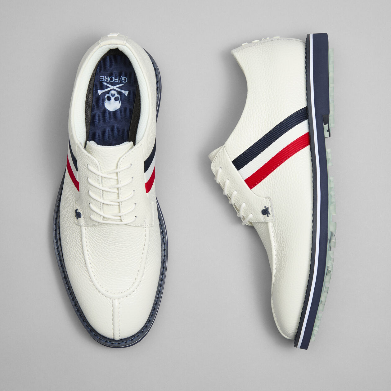 G/Fore Gallivan2R ⛳️ Golf Split Toe Shoe White Blue Men\'s US 9 (GMF000108) GMF000108_SDUN_2.jpg?fmt=webp main image 4