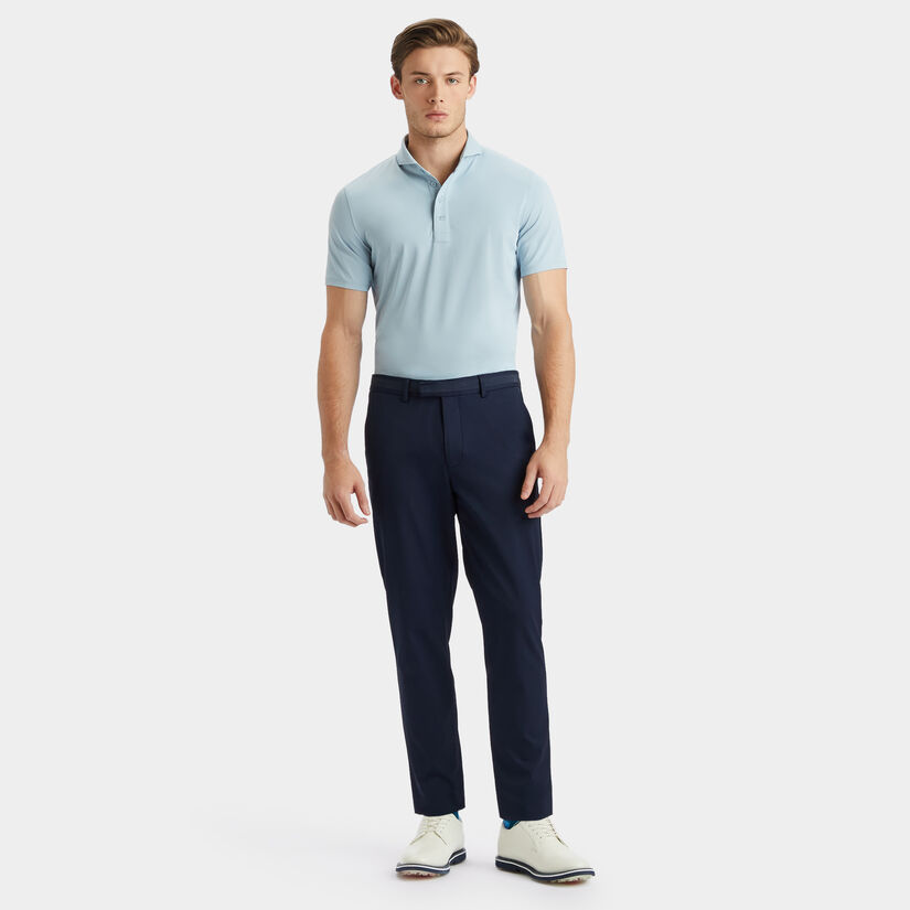 RIB GUSSET TECH PIQUÉ MODERN SPREAD COLLAR POLO image number 4