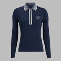 LTD RELEASE 2026 U.S. OPEN SILKY TECH NYLON QUARTER ZIP POLO image number 1