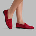 WOMEN'S METAL TEES SUEDE FLEX LOAFER image number 6