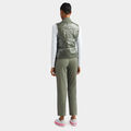 CIRCLE G'S COATED NYLON QUILTED PUFFER VEST image number 4