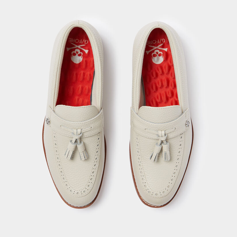 WOMEN'S TASSEL BROGUE CRUISER GALLIVANTER LUXE LEATHER GOLF SHOE image number 3