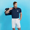 LTD RELEASE G/TAB ESSENTIAL TECH JERSEY BANDED SLEEVE POLO image number 2