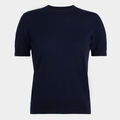 MERINO WOOL EASY CARE SHORT SLEEVE SWEATER image number 1