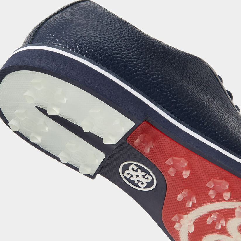 MEN'S GALLIVANTER PEBBLE LEATHER CONTRAST SPLIT TOE GOLF SHOE image number 6