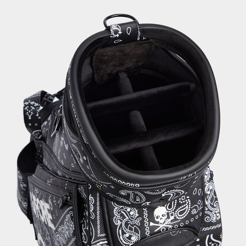 SAFFIANO BANDANA PRINT TOUR GOLF BAG image number 4