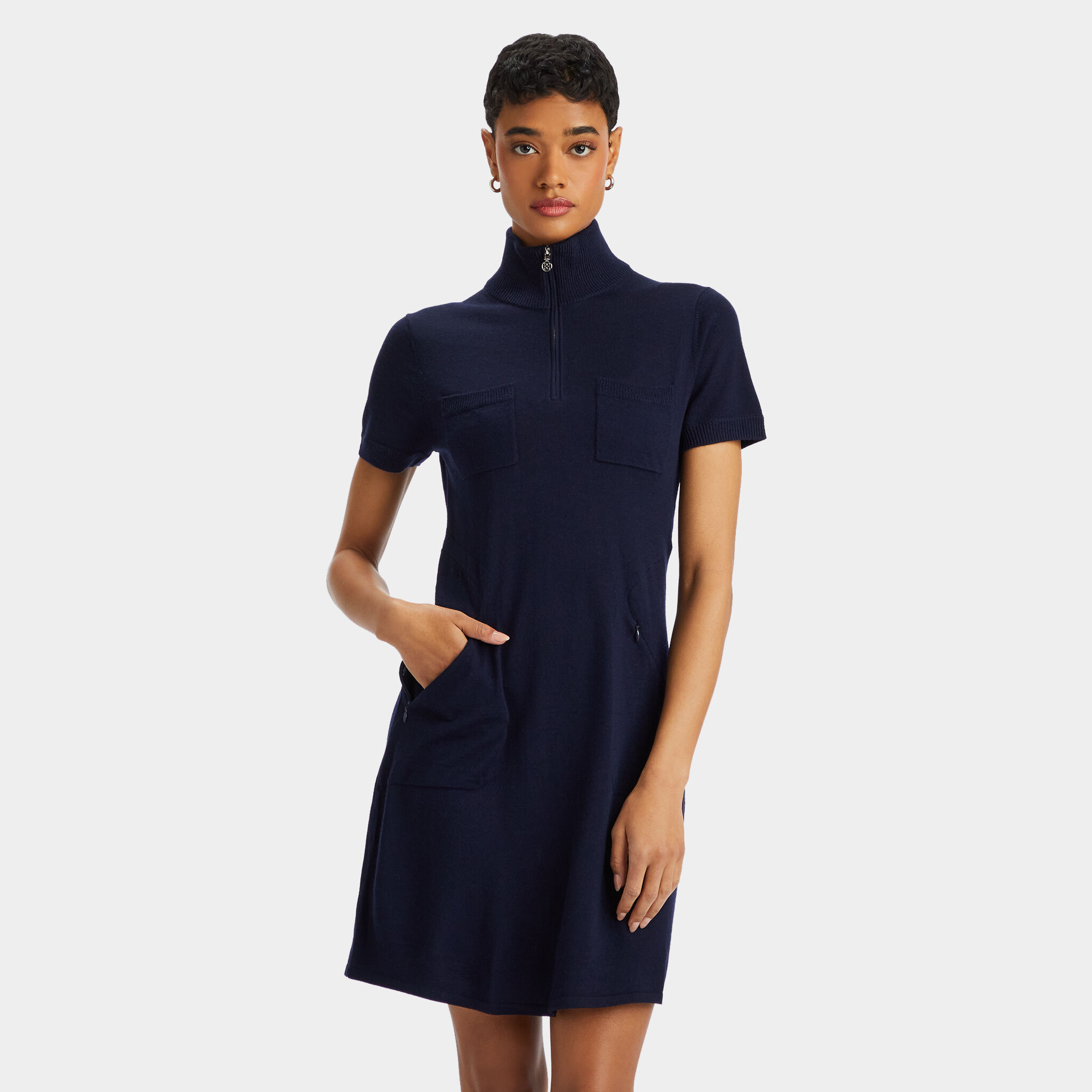 Womens navy outlet sweater dress