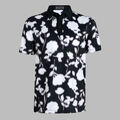 BLUR FLORAL TECH JERSEY POLO image number 1