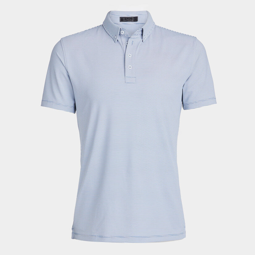 FEEDER STRIPE TECH JERSEY POLO image number 1