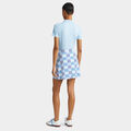 GRADIENT CHECK SILKY TECH NYLON A-LINE SKORT image number 4