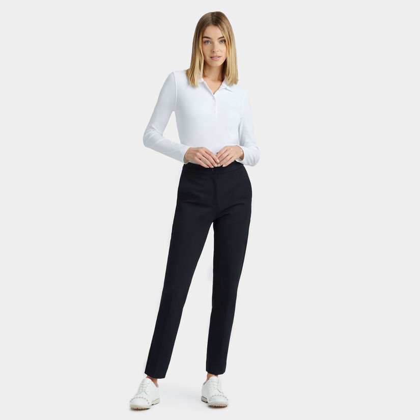 Cigarette leg trousers black hotsell