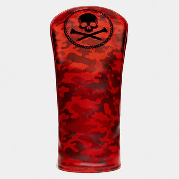 SKULL & T'S CAMO VELOUR LINED DRIVER HEADCOVER
