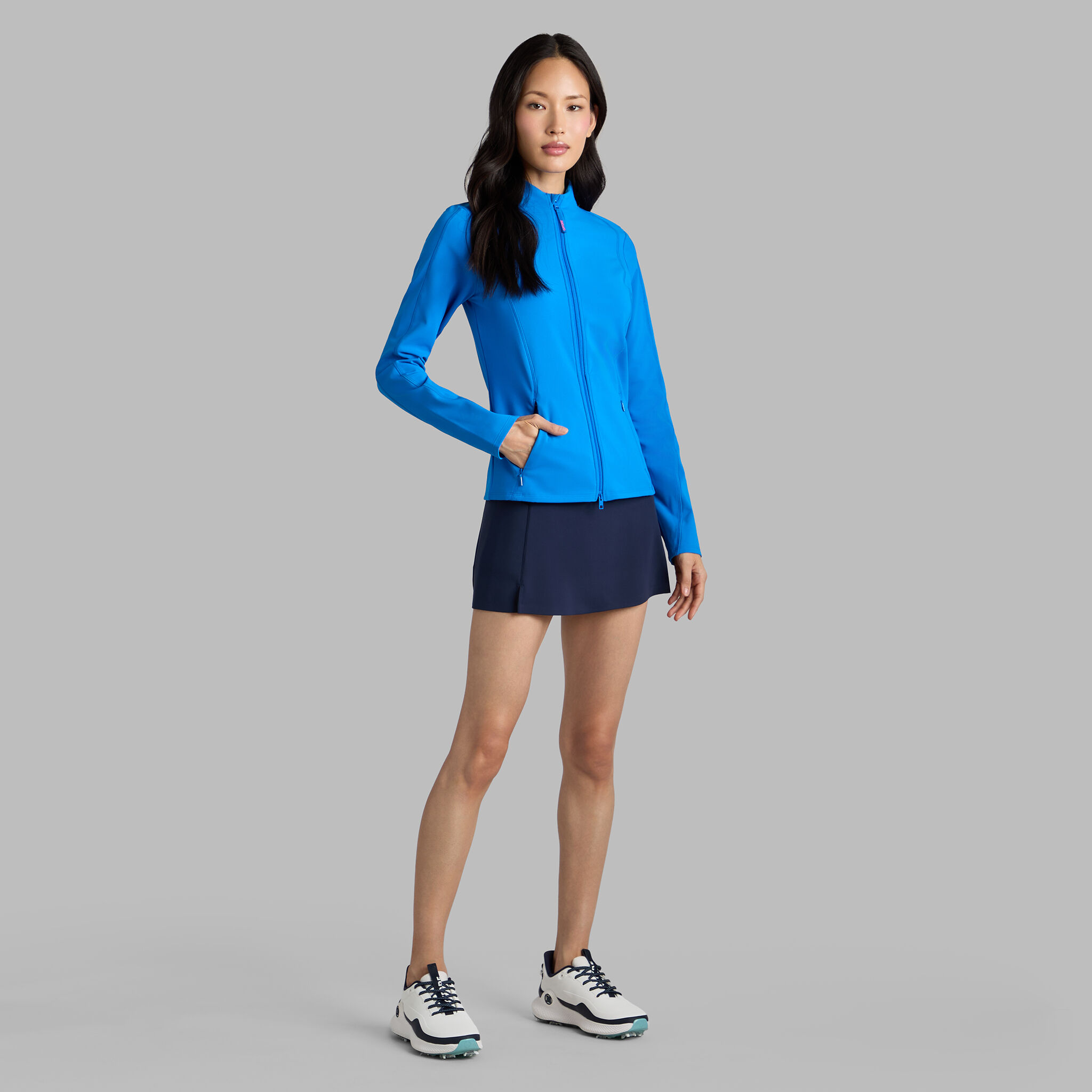 BRUSHED BACK STRETCH FITTED LAYER | WOMEN'S PULLOVERS & QUARTER