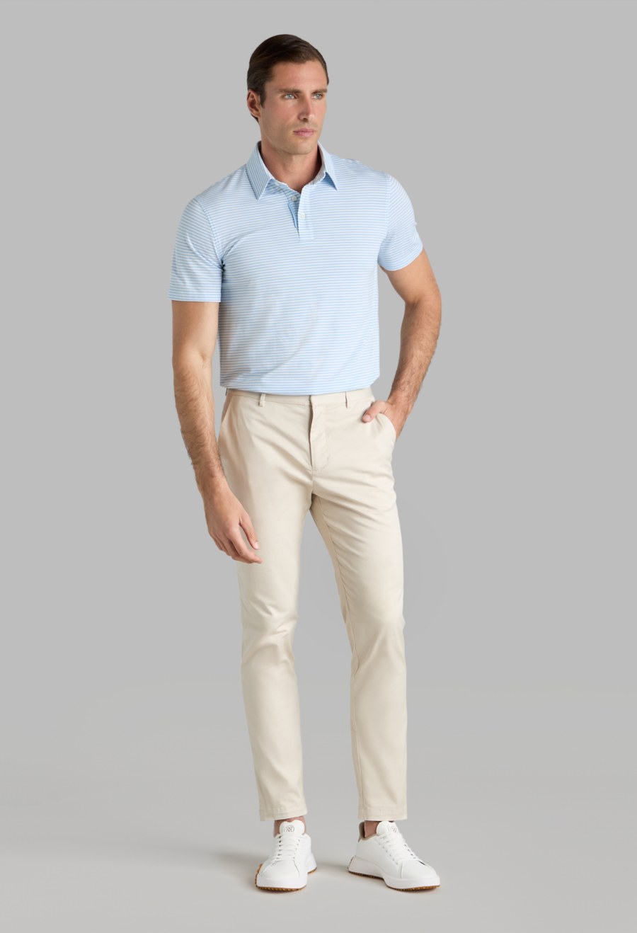Shop The STRETCH COTTON GABARDINE STRAIGHT LEG CHINO