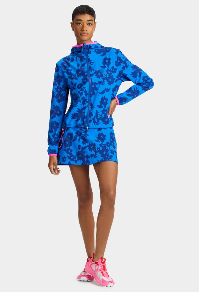 Shop the Tonal Floral Wrap Maverick 4-Way Stretch&nbsp;Skort