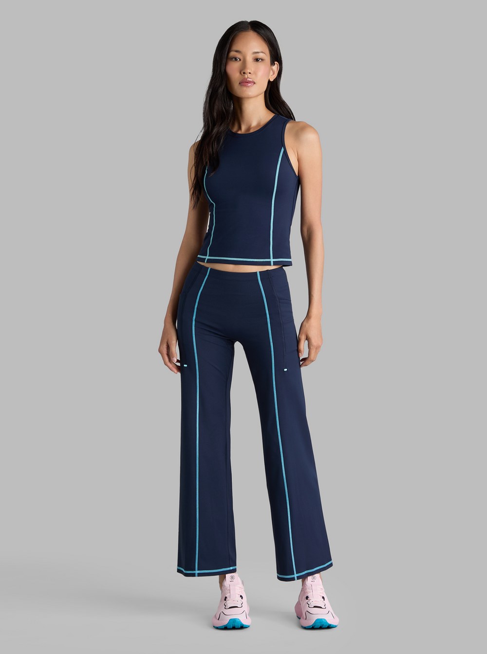 Learn more about the Soft tech ops kick flare pant