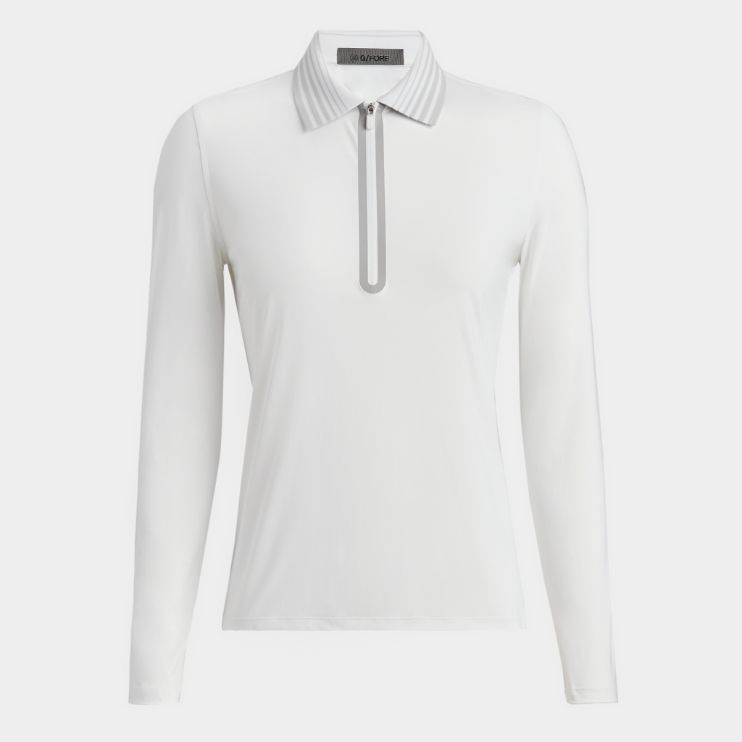 WOMEN’S SILKY TECH NYLON QUARTER ZIP POLO