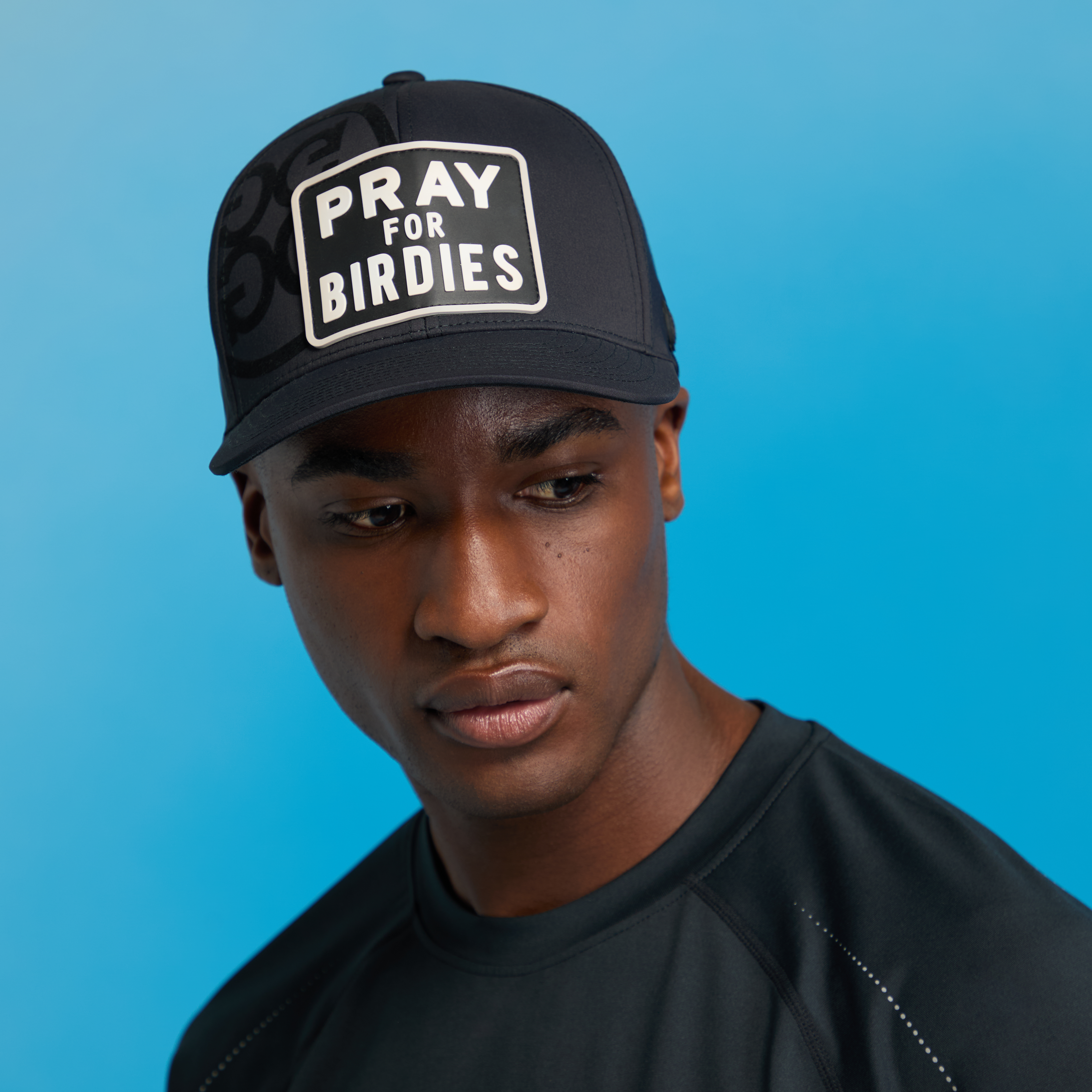関税込★G FORE★PRAY FOR BIRDIES HATゴルフキャップ★男女共用 PRAY FOR BIRDIES PATCH PERFORATED DELTA HAT |MEN'S HATS | G/FORE