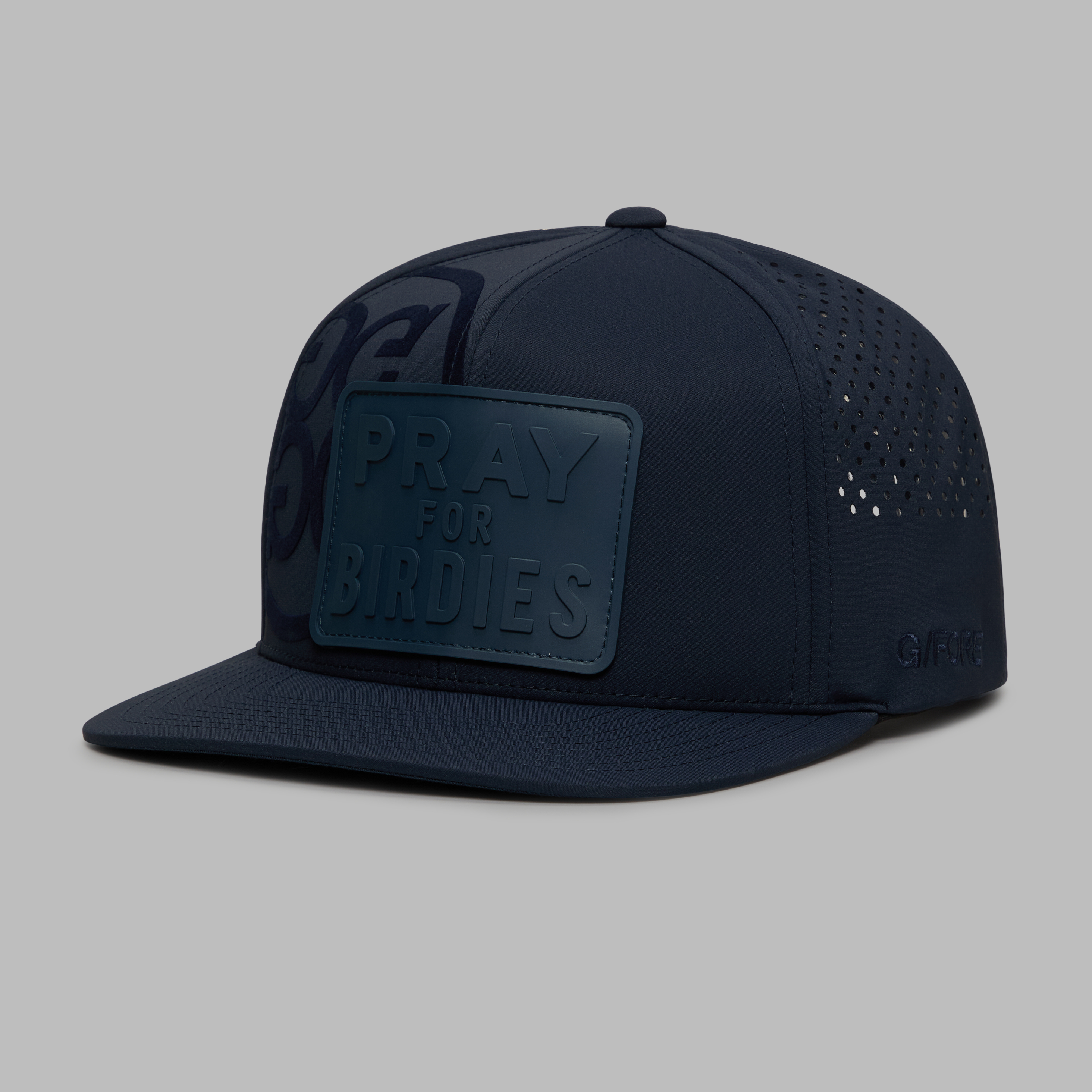 PRAY FOR BIRDIES PATCH PERFORATED DELTA HAT |MEN'S HATS | G/FORE