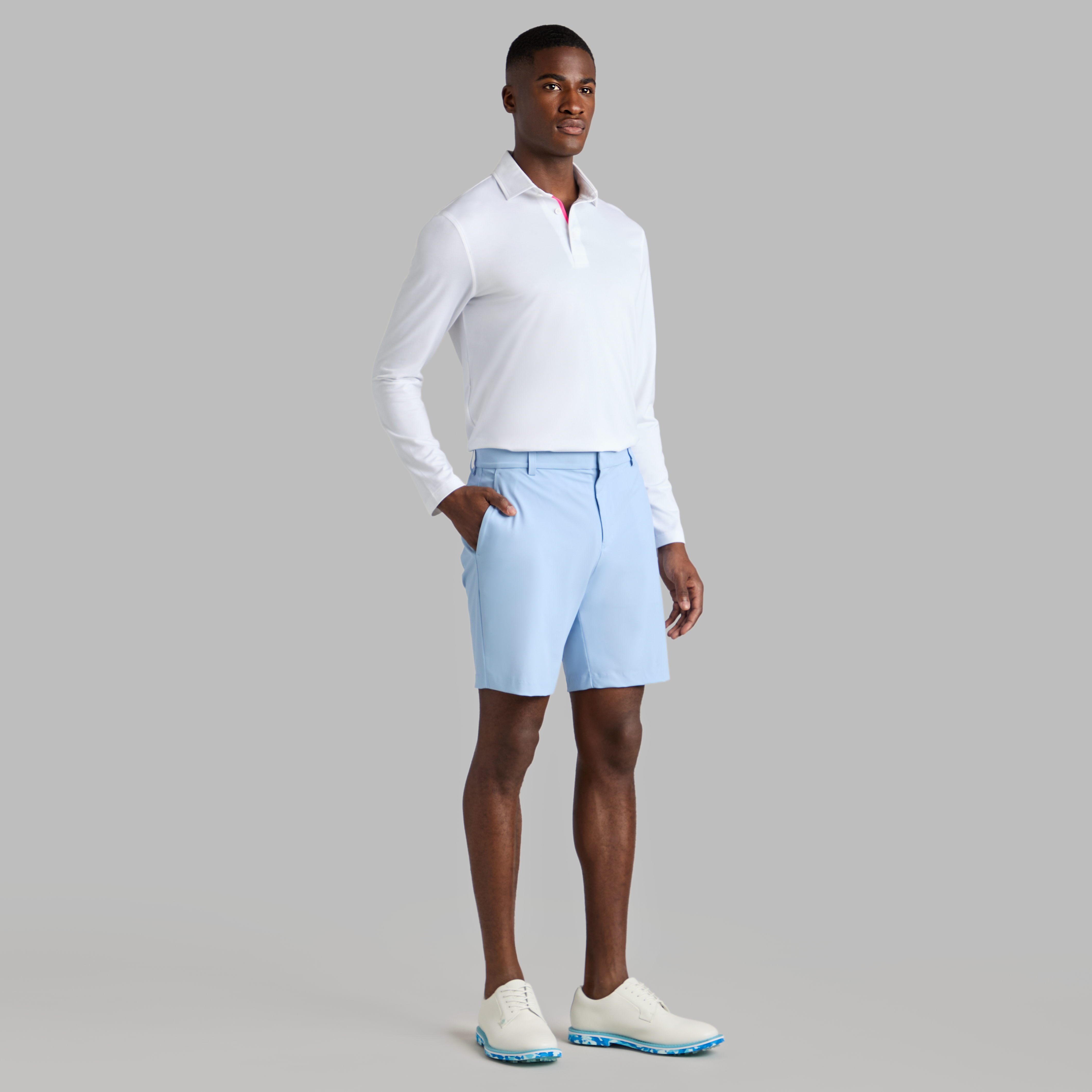 ALL PLAY FINE STRETCH PIQUÉ LONG SLEEVE POLO | MEN'S POLO