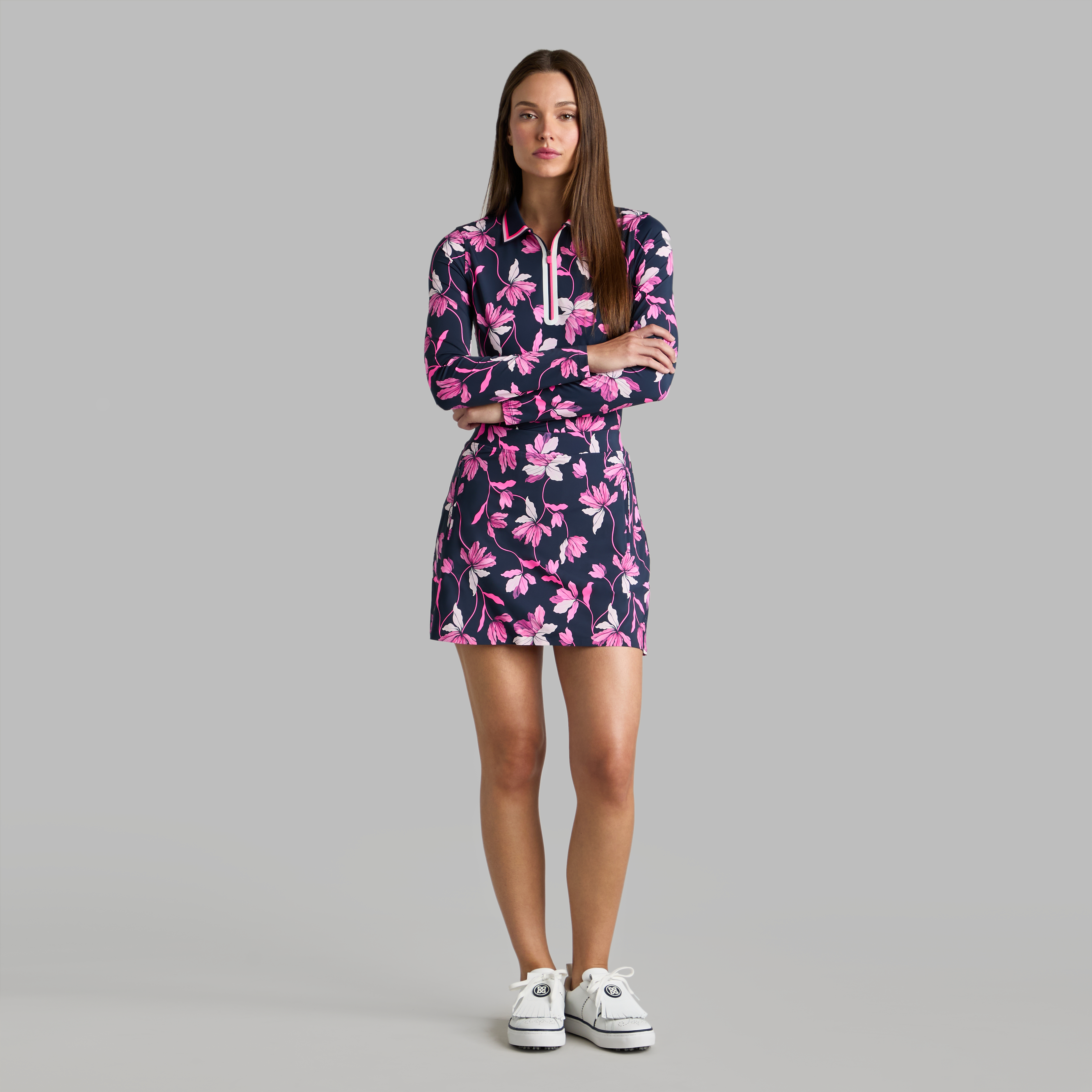 ￡澪￡　1028 IRIS SILKY TECH NYLON LONG SLEEVE POLO | WOMEN'S POLOS | G/FORE
