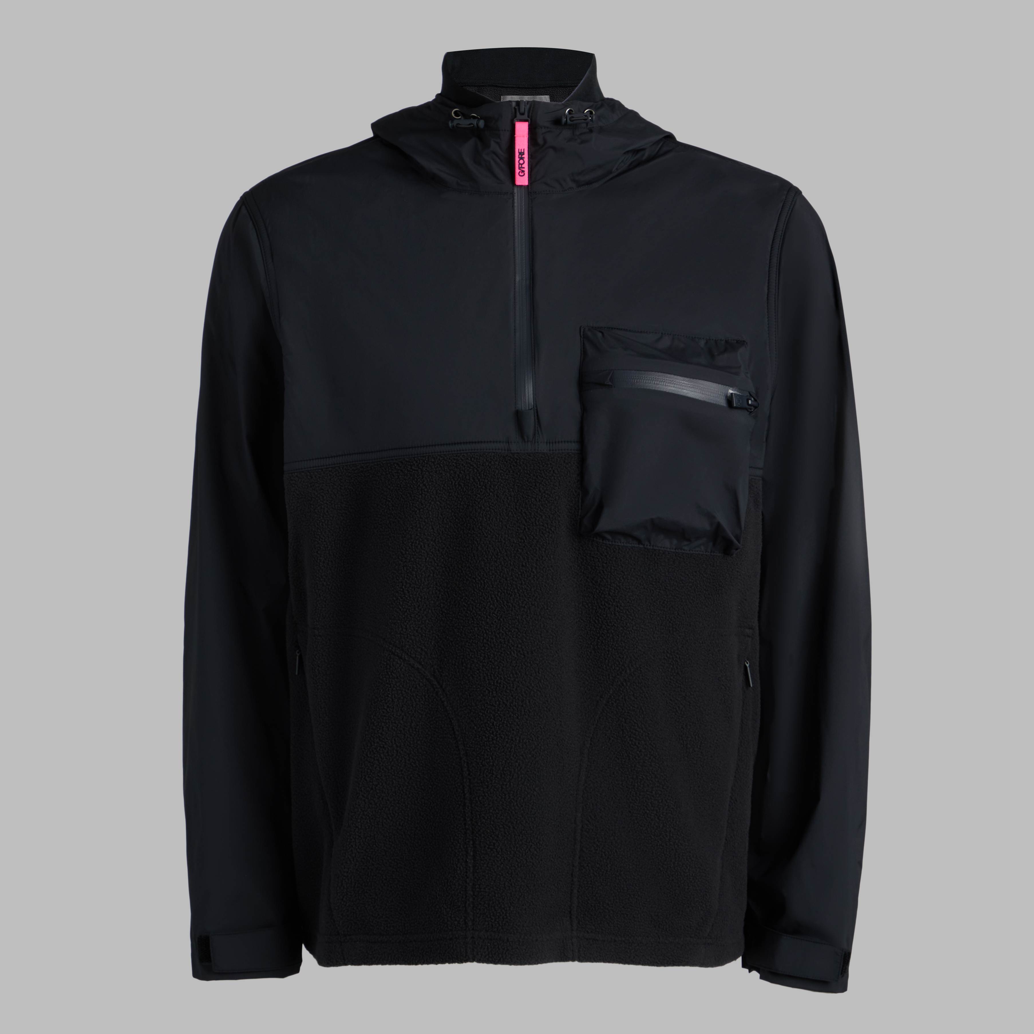 【G/FORE】25AW新作 STRETCH TECH SHERPA HOODIE ベルクロカフス STRETCH TECH SHERPA HOODIE | MEN'S PULLOVERS & QUARTER-ZIPS