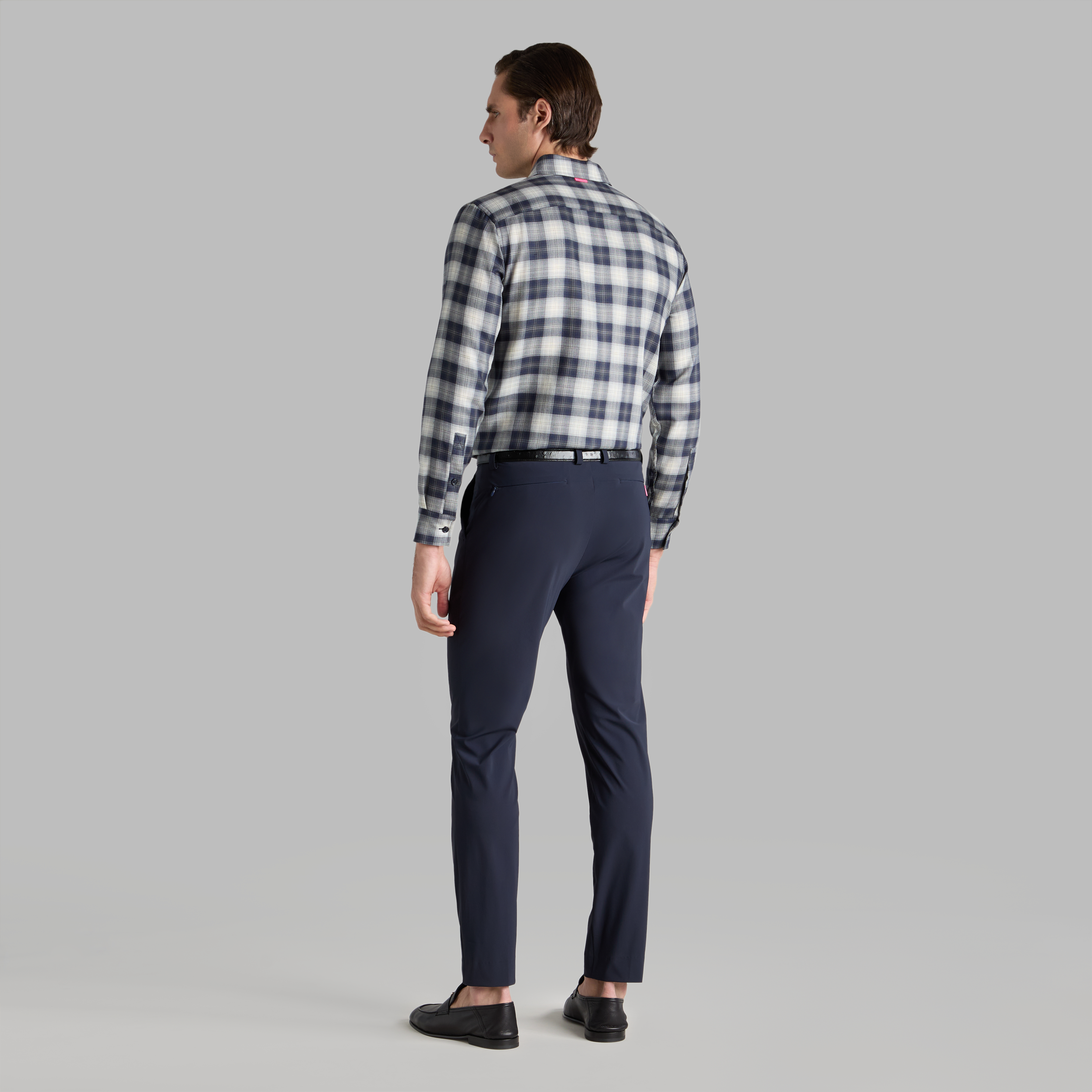 WOOL SHADOW PLAID SHIRT | MEN'S TOPS |G/FORE