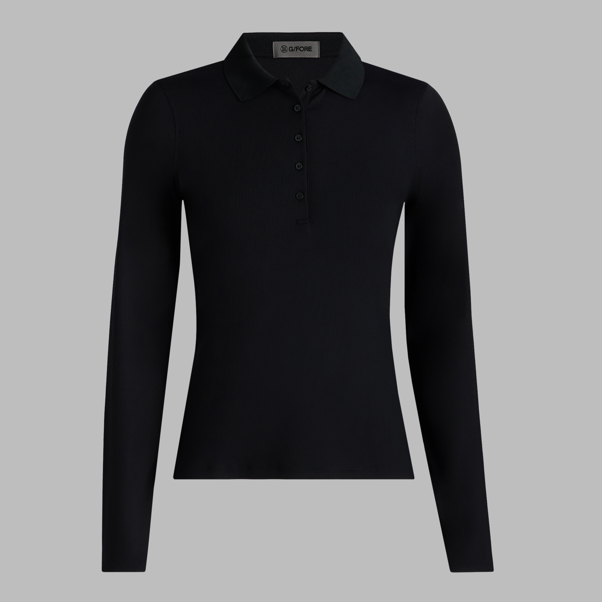 G/FORE Women All Play Tipped Long Sleeve Polo
