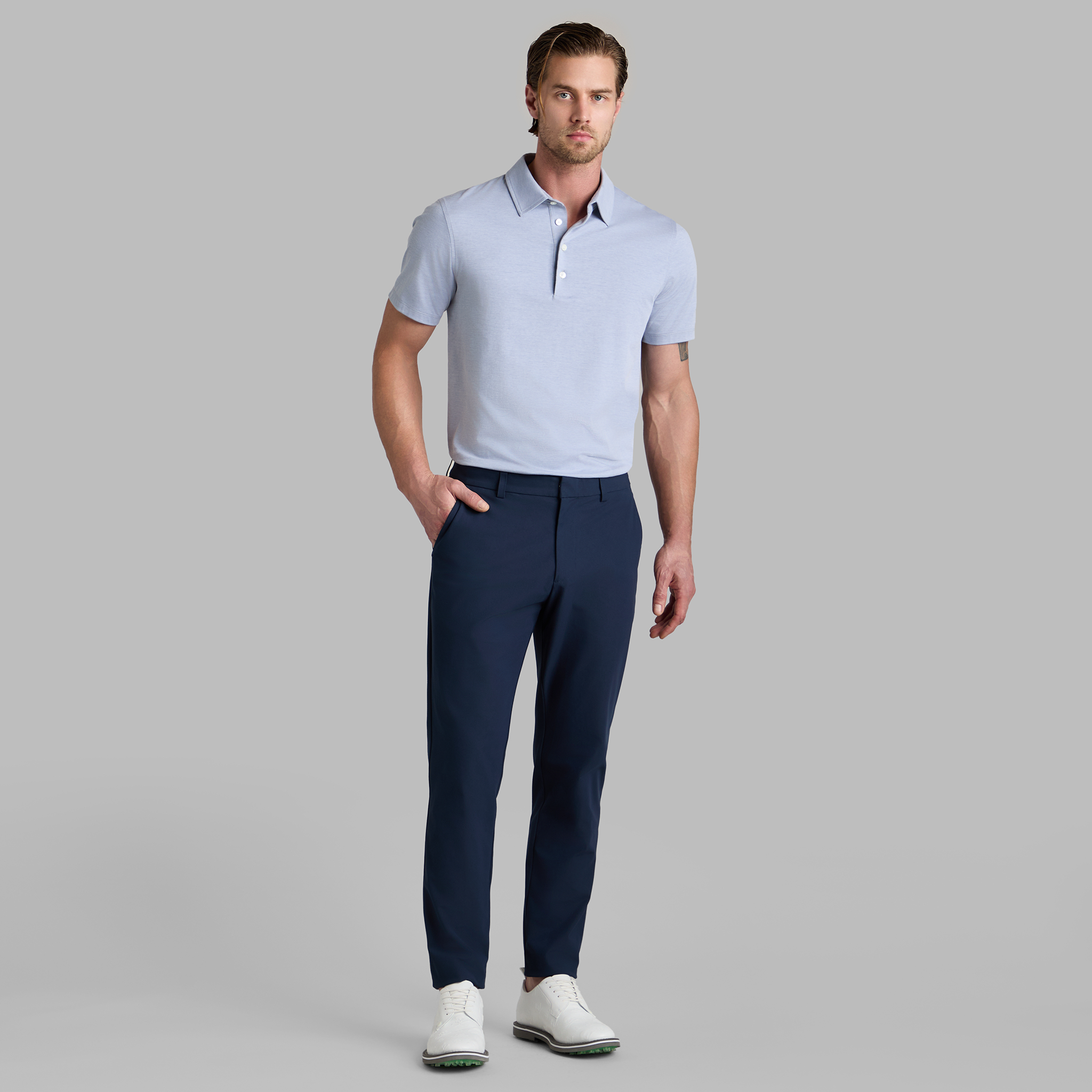 LUXE COTTON BLEND POLO | MEN'S POLO SHIRTS | G/FORE