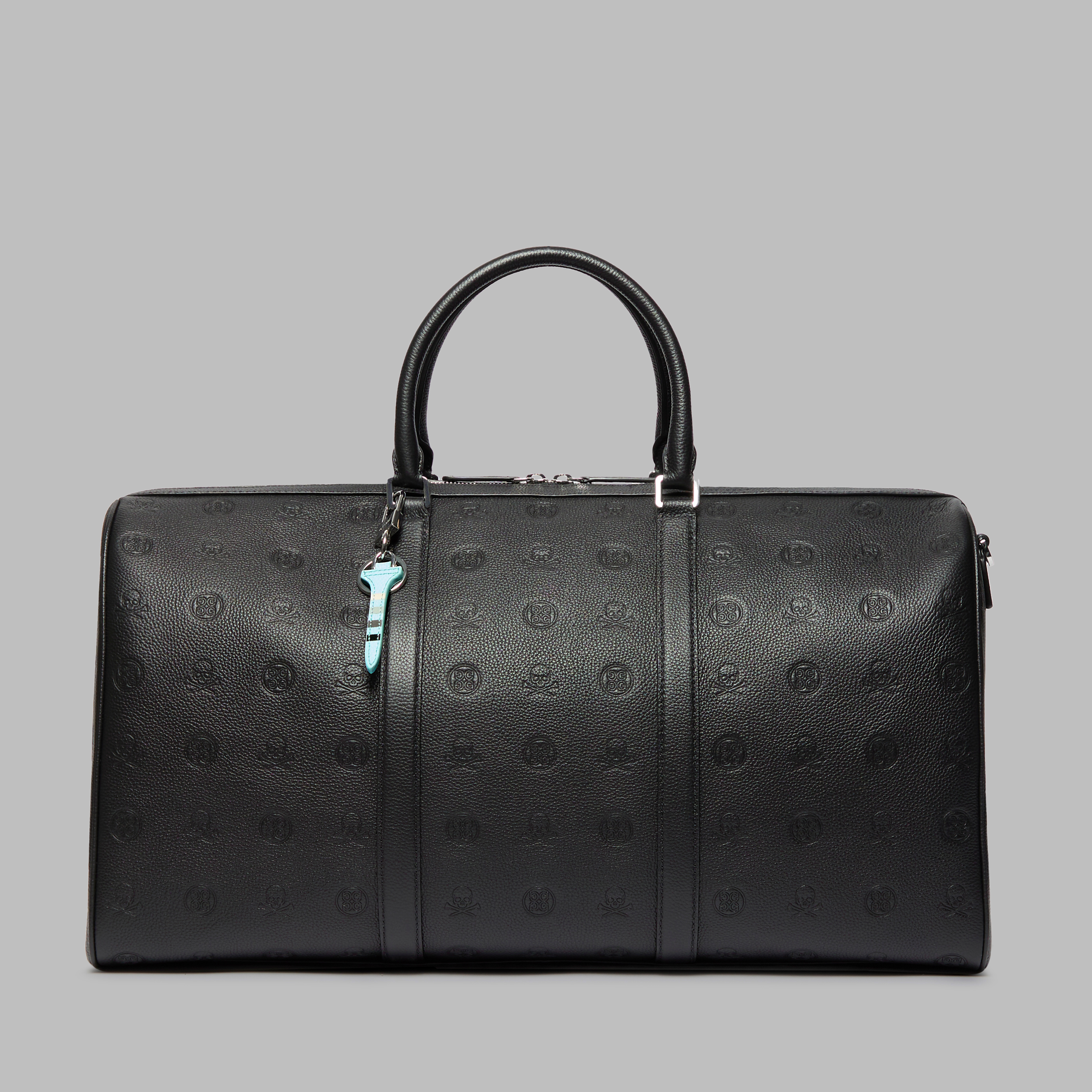 EMBOSSED SKULL & TEES LEATHER WEEKENDER | ACCESSORIES FOR