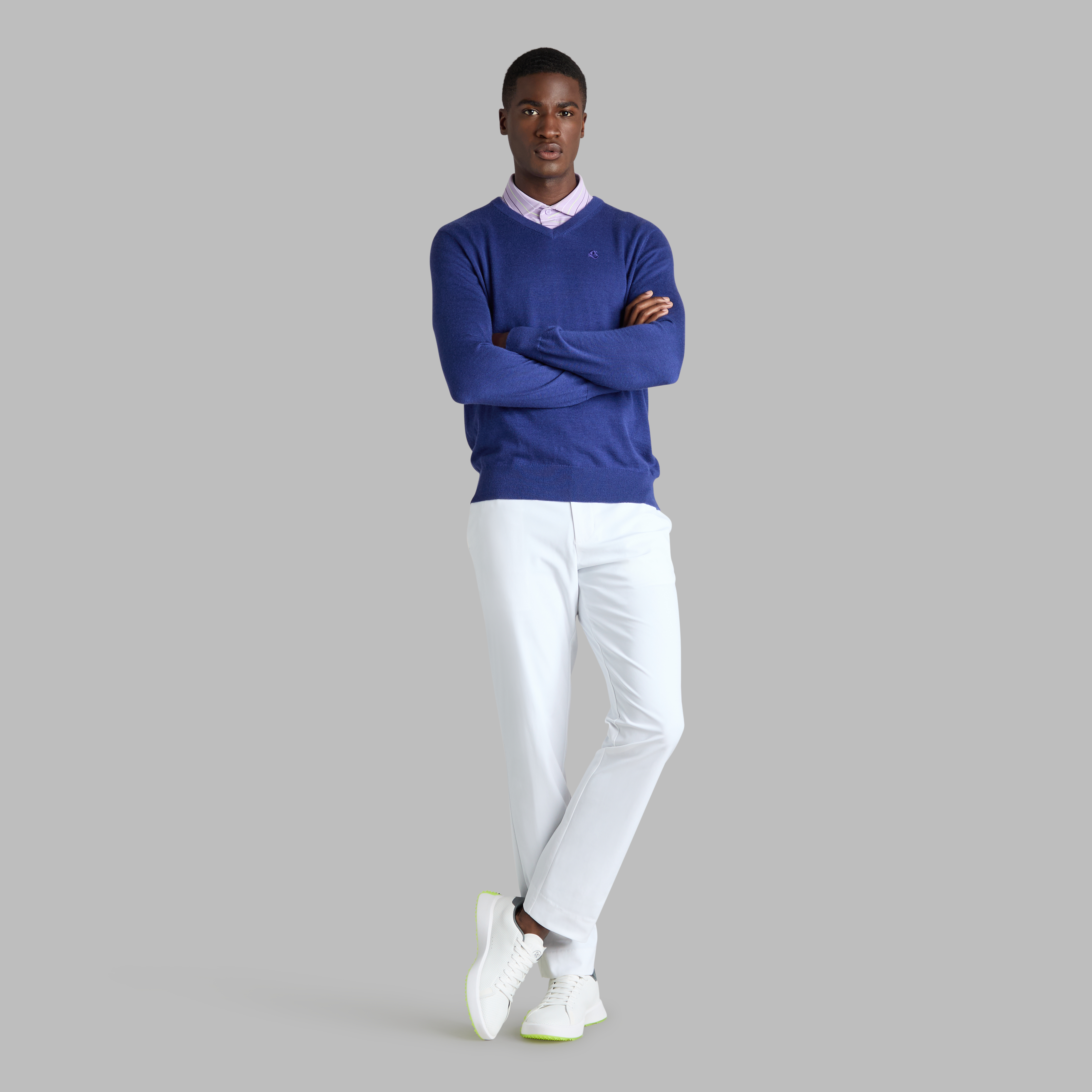 G SCRIBE VERSE V NECK CASHMERE SWEATER | UNISEX SWEATERS | G/FORE
