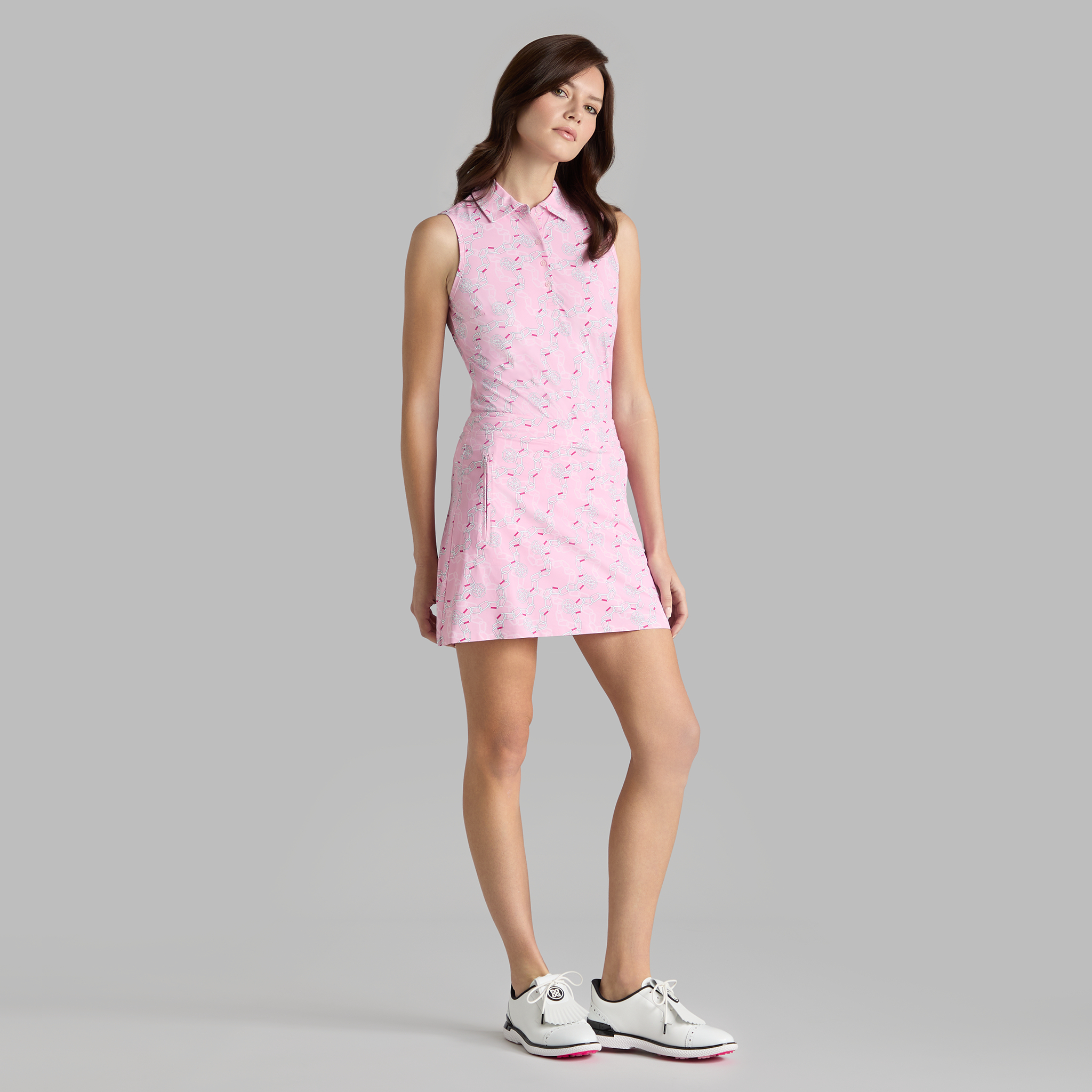 GRACIE 専用 CARABINER SILKY TECH NYLON A-LINE SKORT | WOMEN'S GOLF