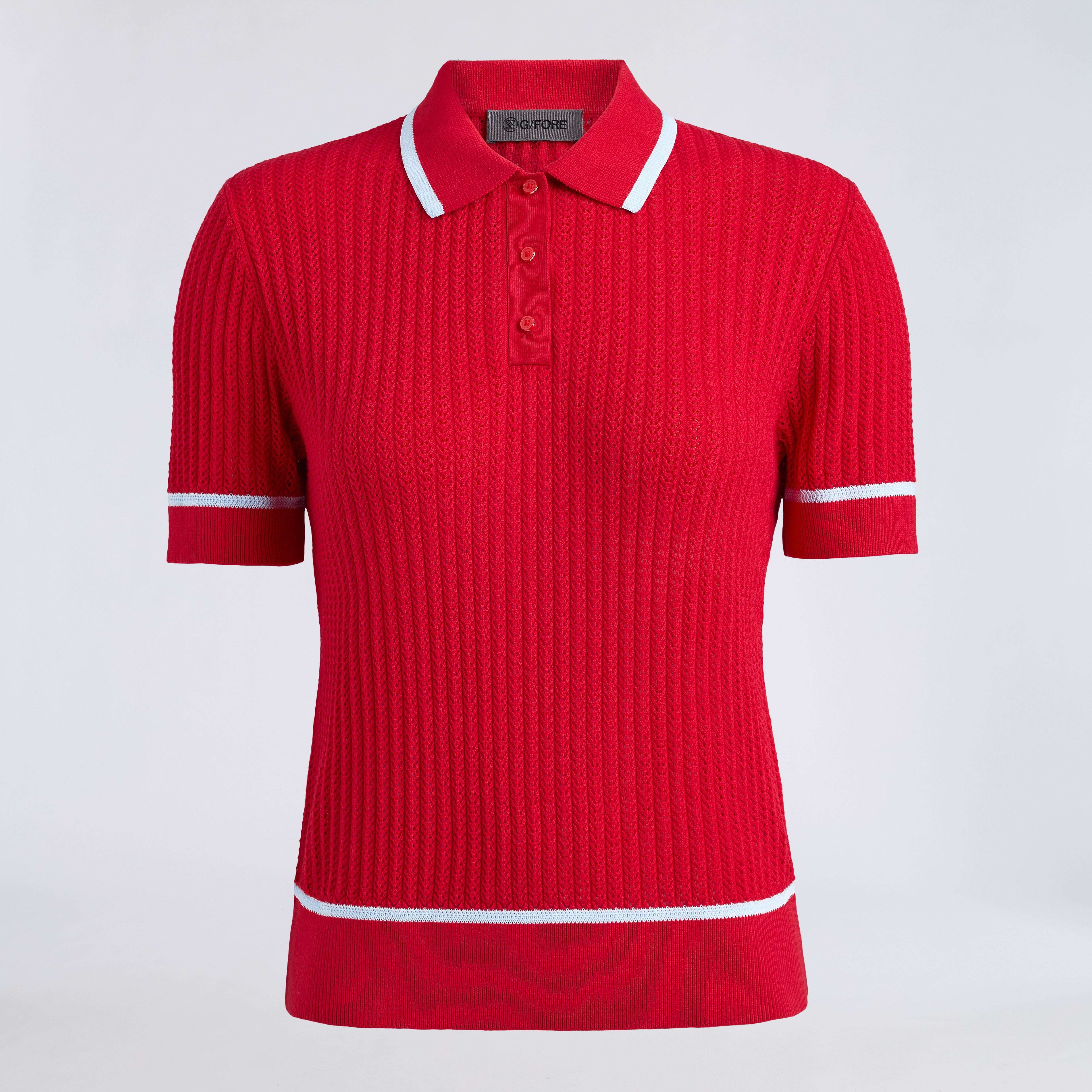 トップス g&f summer knit 38 SUMMER FRIDAY TEXTURED KNIT POLO | WOMEN'S POLO SHIRTS | G/FORE